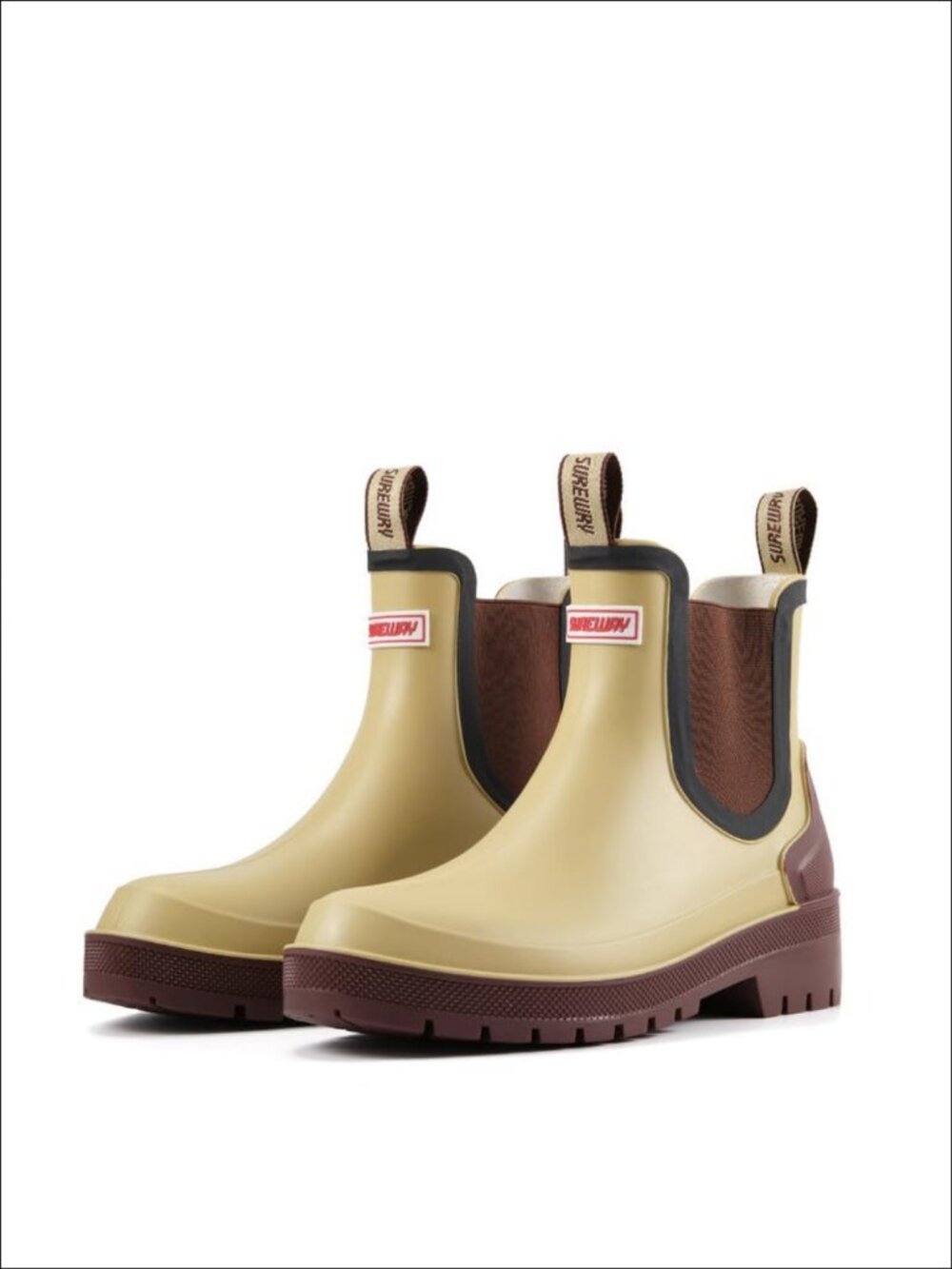 Waterproof Rubber Chelsea Ankle Rain Boots Slip Resistant Garden Shoes